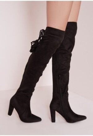 Botas negras corte largo