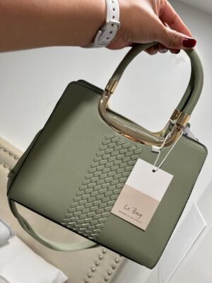 BOLSO VERDE PASTEL (Le Bag)