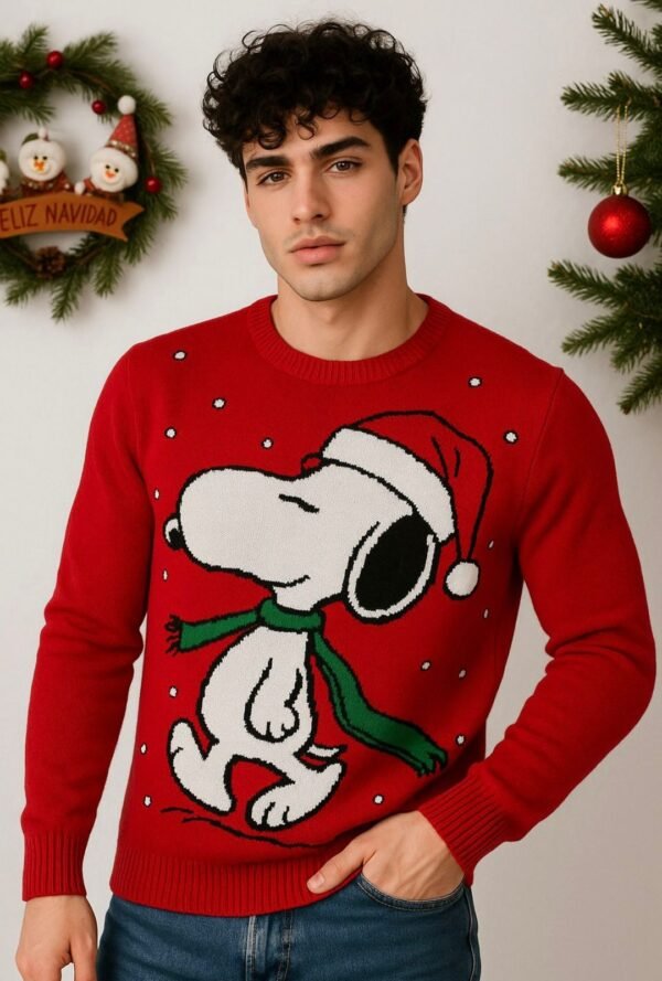 SUETER NAVIDEÑO SNOOPY