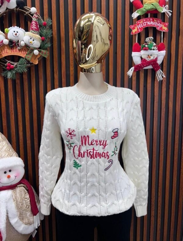 SUETER NAVIDEÑO DE DAMA