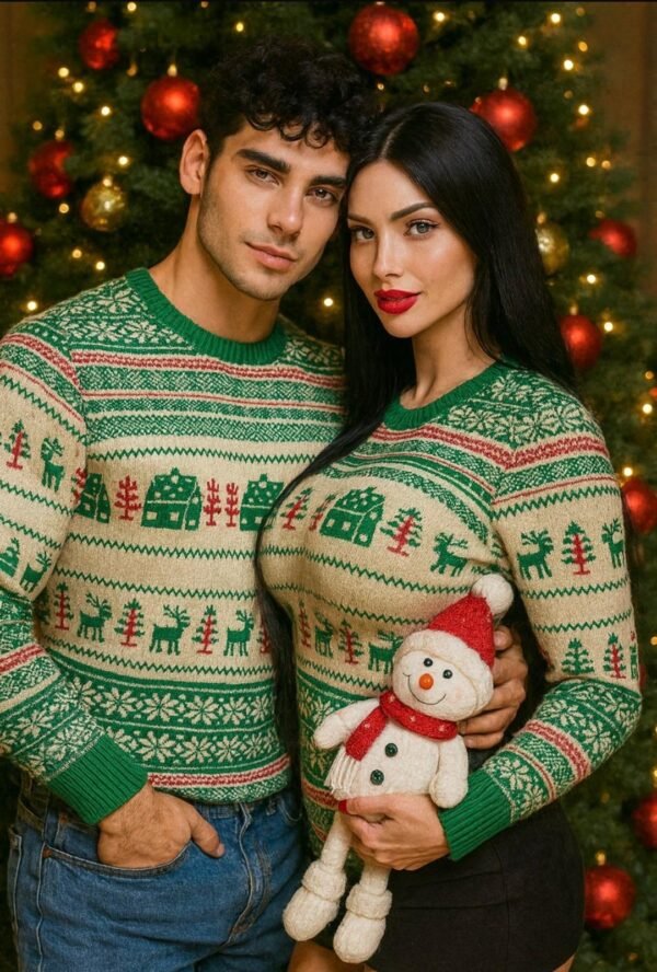 DUO EN SUETER NAVIDEÑO