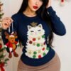 SUETER NAVIDEÑO DE DAMA CAT