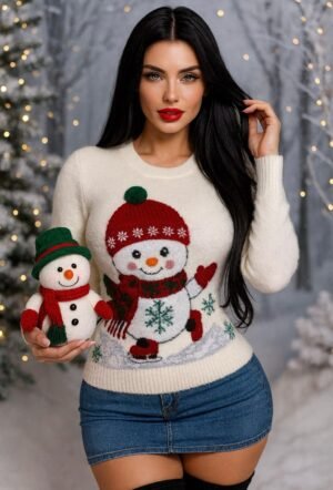 SUETER NAVIDEÑO DE DAMA