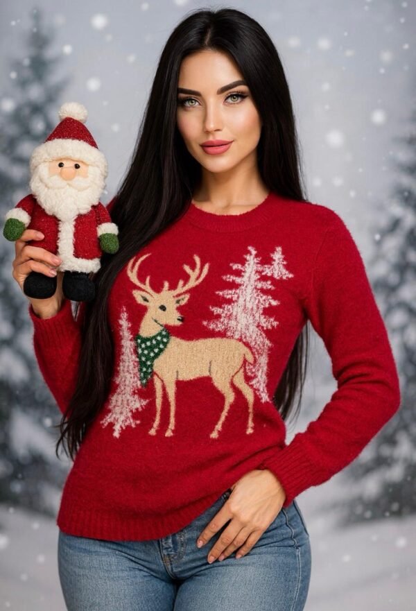 SUETER NAVIDEÑO DE DAMA