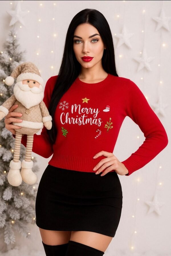 SUETER NAVIDEÑO DE DAMA