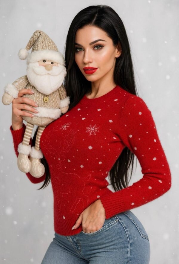 SUETER NAVIDEÑO DE DAMA